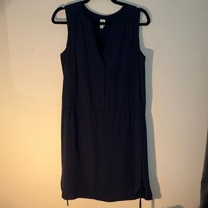 Navy tie dress